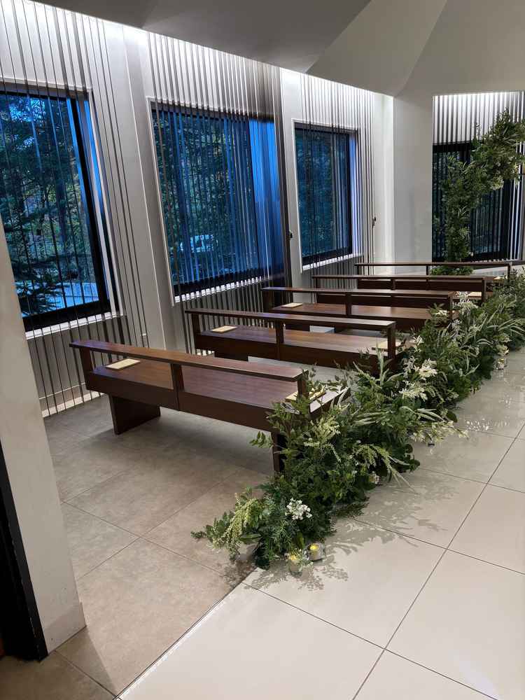 飾りのお花は季節によって変わるそうです！季節感があって素敵💓