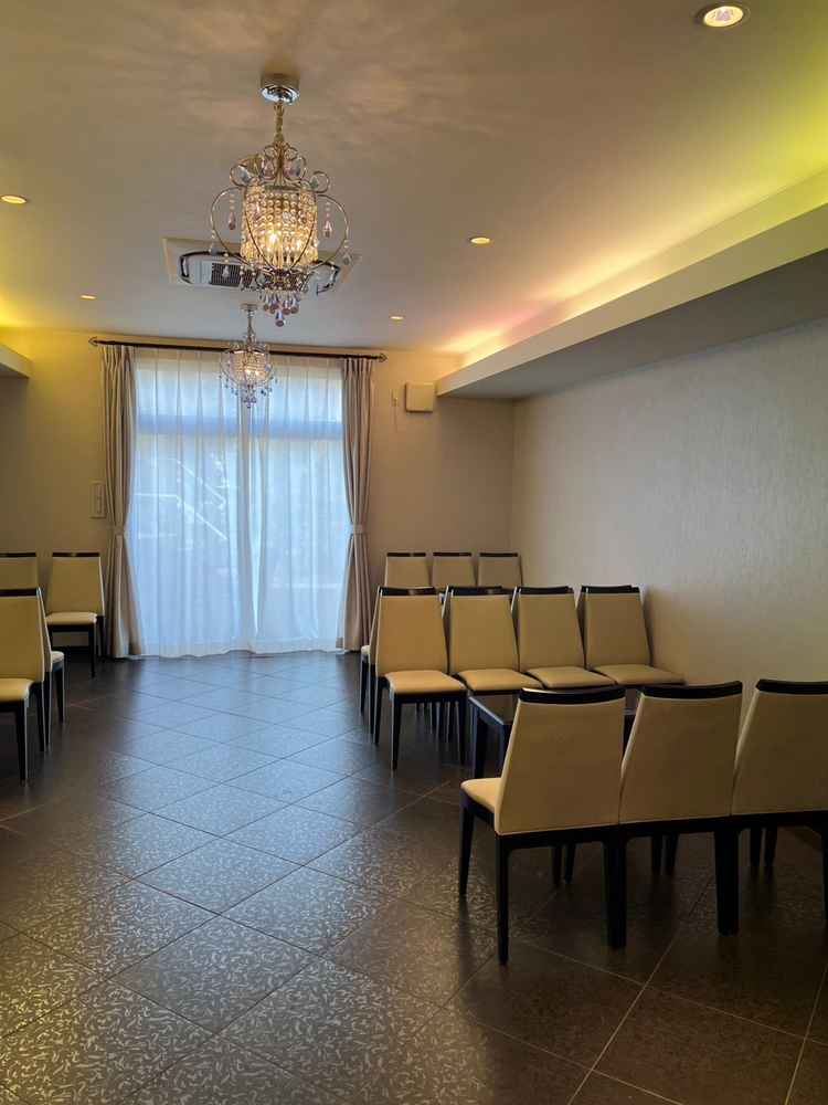 新郎側と新婦側の待機の部屋があって良かった