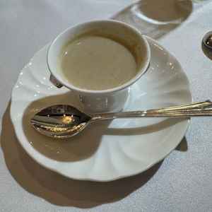 マッシュルームのスープでとても美味しかったです