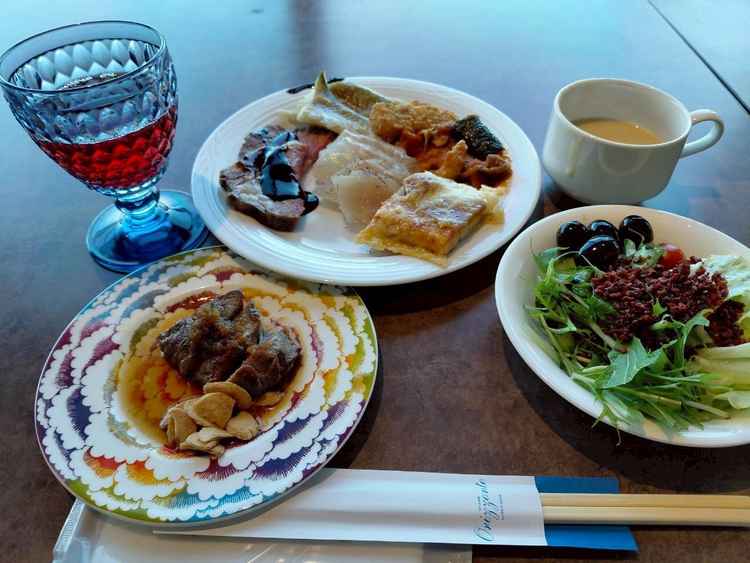 フェアでいただいたランチビュッフェ