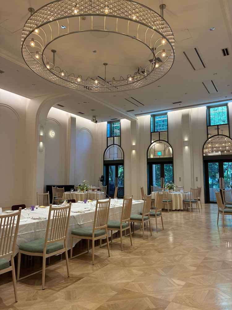 落ち着いた雰囲気の披露宴会場でした