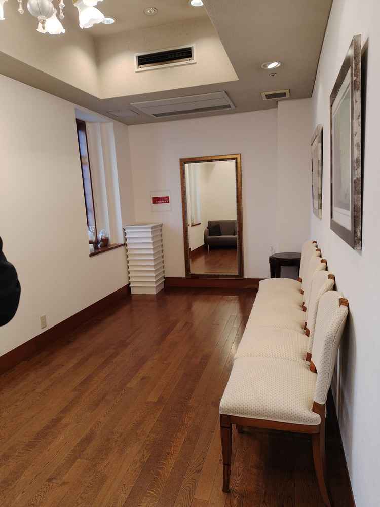チャペル入場前の控室
