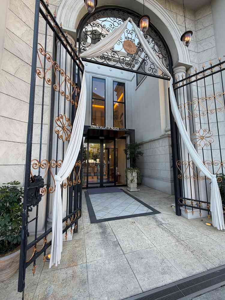 とても綺麗でした。隣に別のグループ会社の式場があって間違えました笑