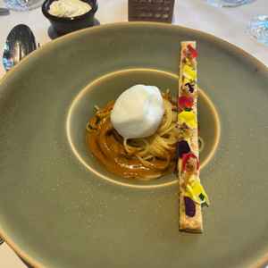 パスタがコースに入っているので、珍しいと感じました。