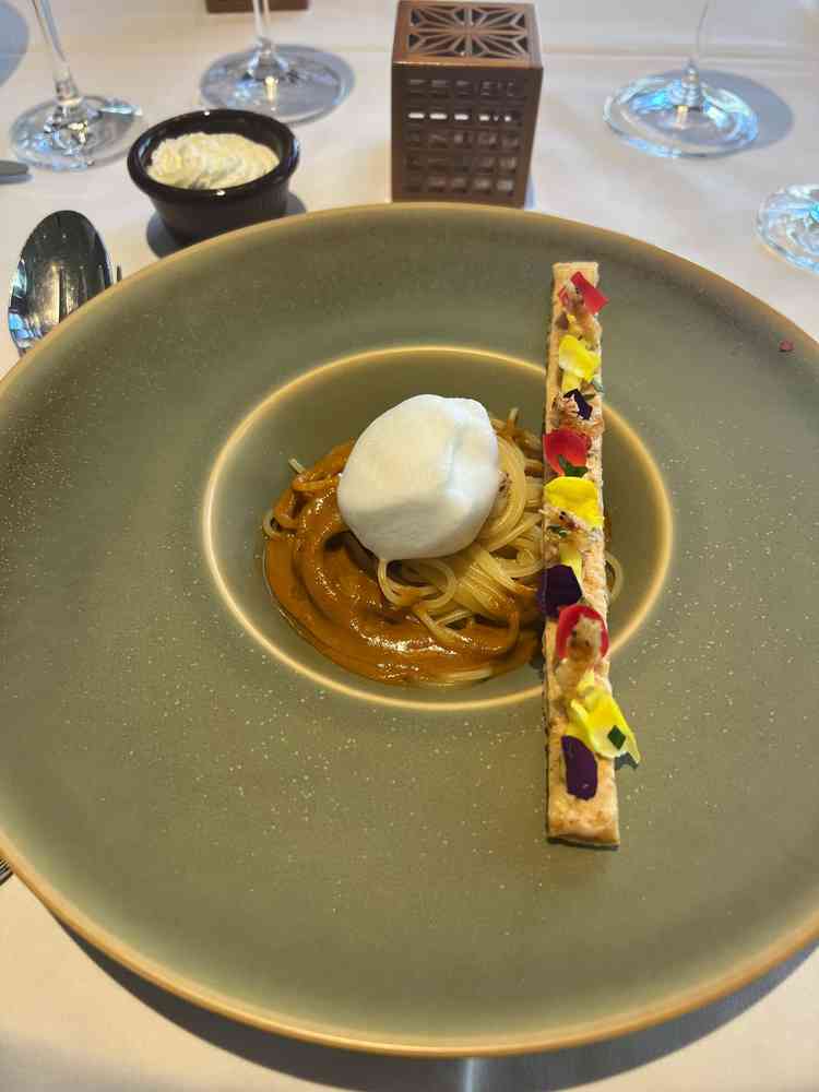 パスタがコースに入っているので、珍しいと感じました。