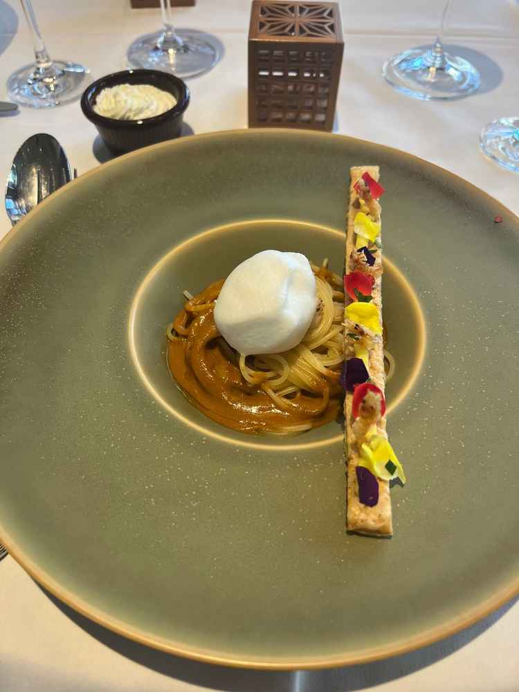 パスタがコースに入っているので、珍しいと感じました。