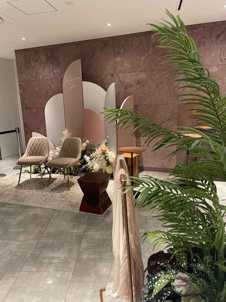 ウェルカムスペース。自由度が高く、プランナーさんがさまざまな提案をしてくれます。