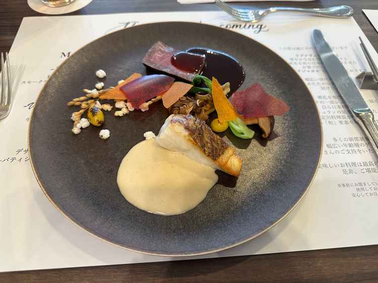 フェアでいただいた食事。美味しかったです。