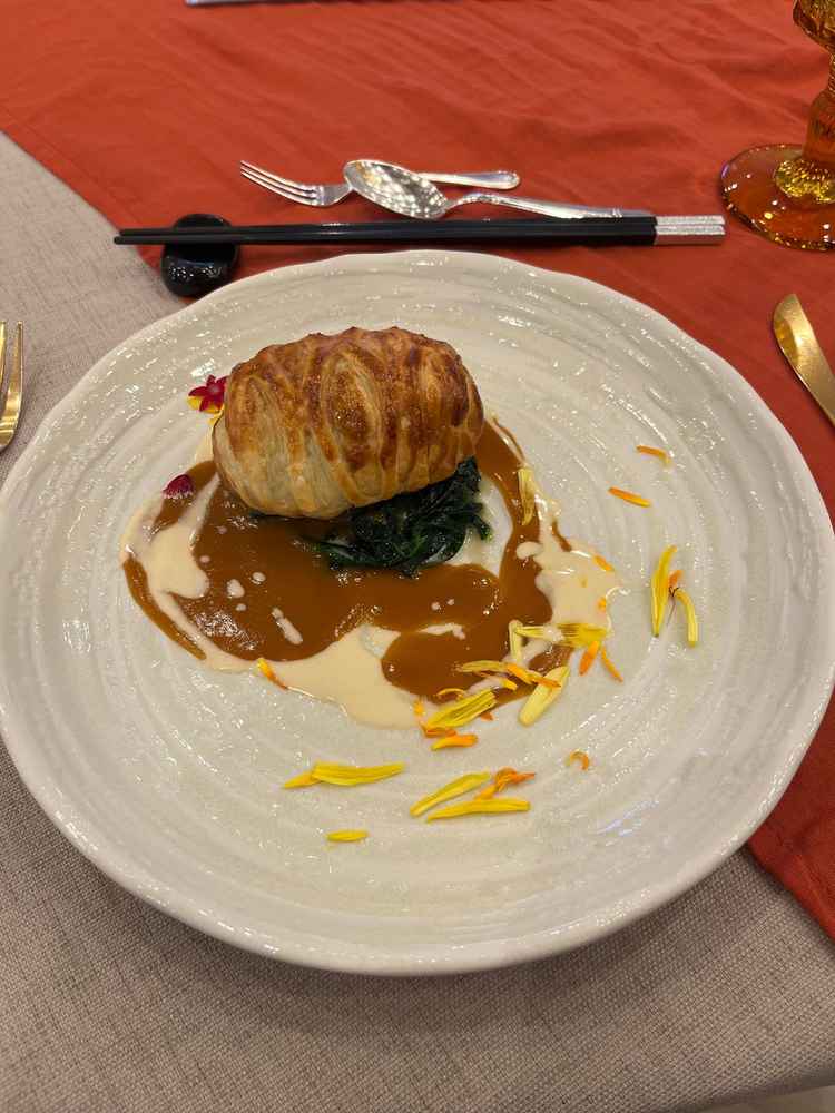 メインの魚料理