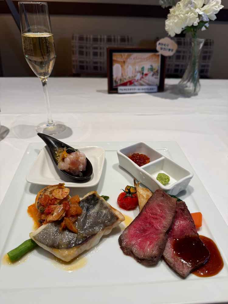 試食したお料理も美味しかったです。お魚が思ったより大きくてびっくりしました。食べ応えあります。