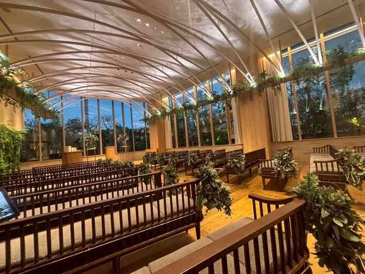 木を基調とした柔らかい雰囲気で、自然の中にいるような気持ちになりました。