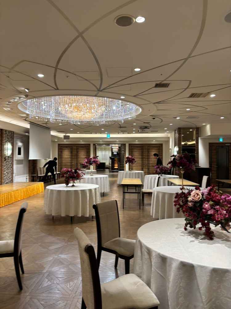 クラシカルで素敵な雰囲気の会場。