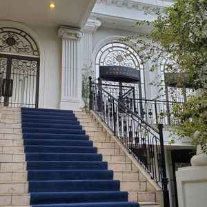 青のカーペットがクラシックで素敵でした。写真も映えそうです。