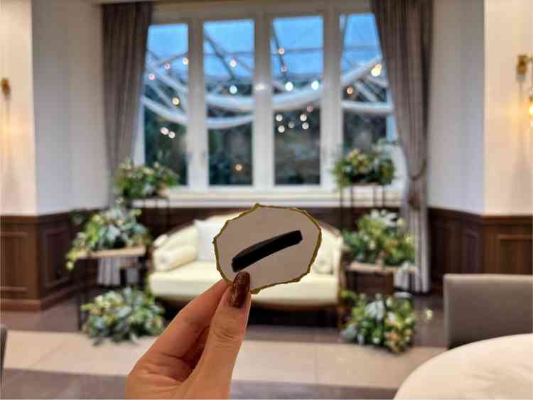 披露宴会場もオシャレです