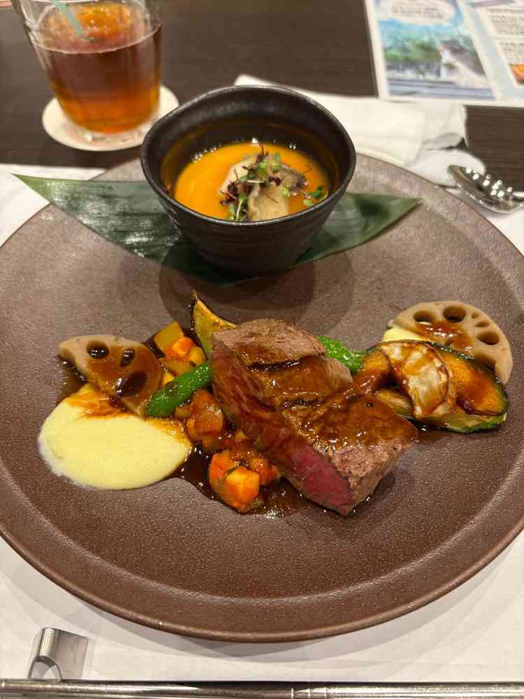 試食の牛肉