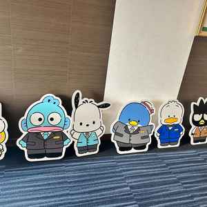 たまたまコラボしていたサンリオのキャラクタールームの近くがとてもかわいい飾り立てになっていました。