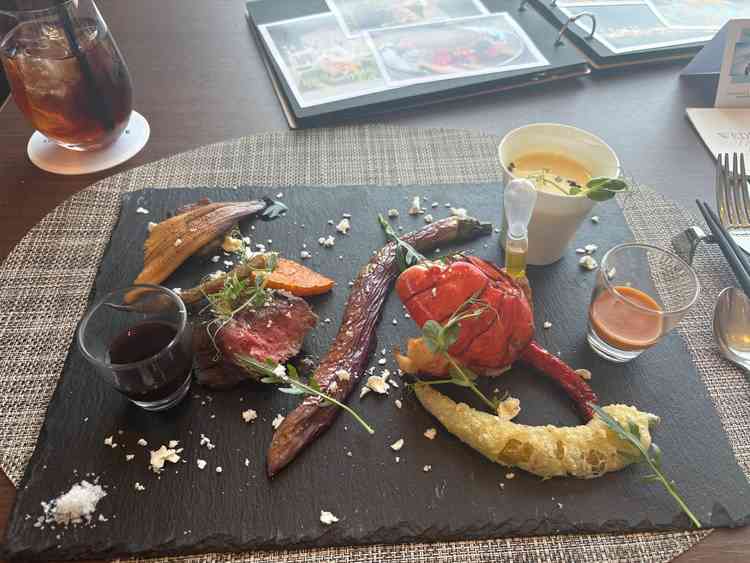 お料理はどれも美味しい