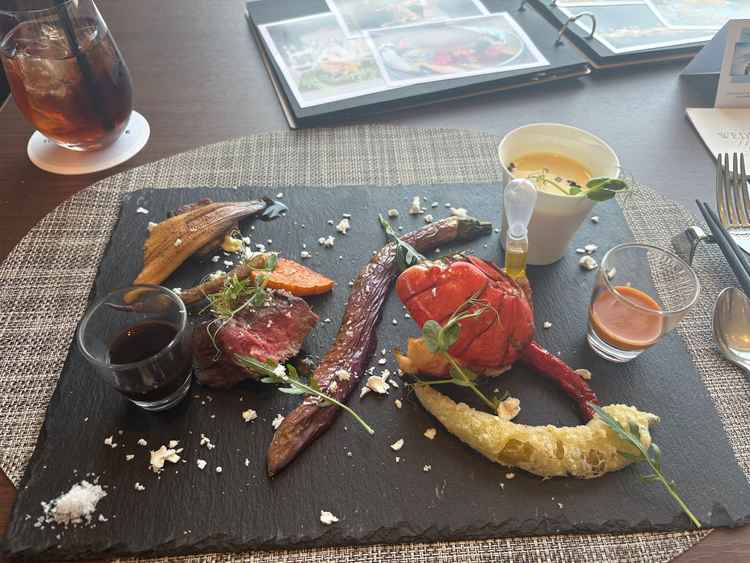 お料理はどれも美味しい