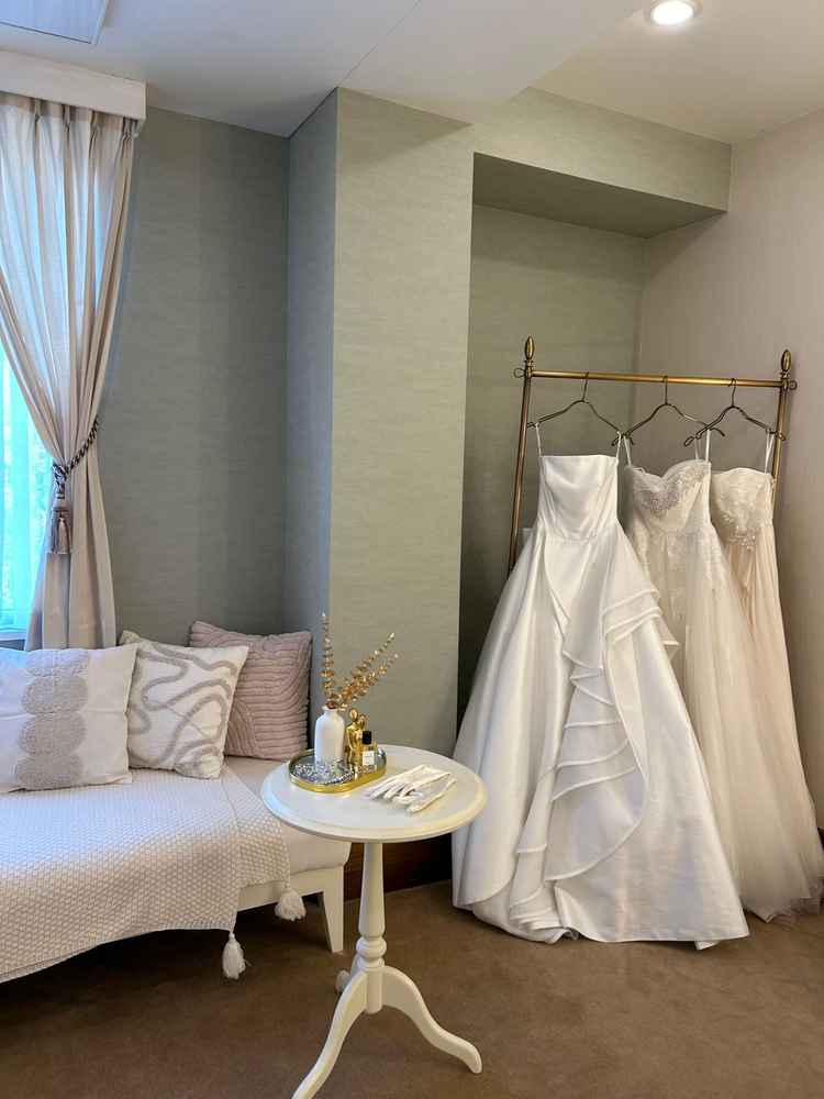 新郎、新婦のお支度室