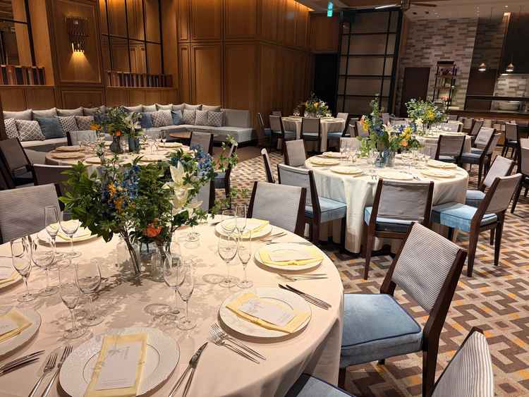 70人以上の披露宴会場です。こちらが良くても70人以上でないと使用できませんでした。