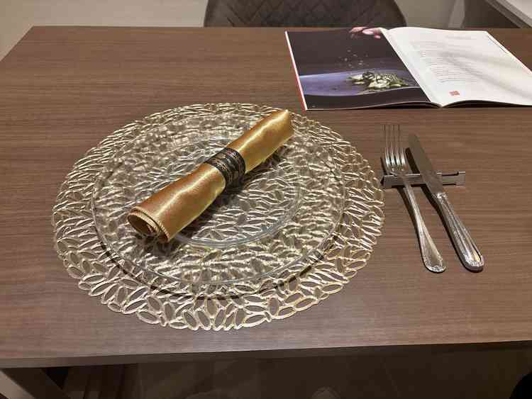 試食の際のテーブル