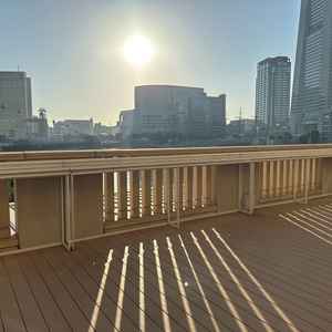 披露宴会場の屋外エリア