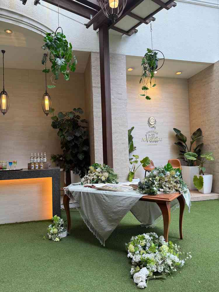 ベネチア邸内のガーデン