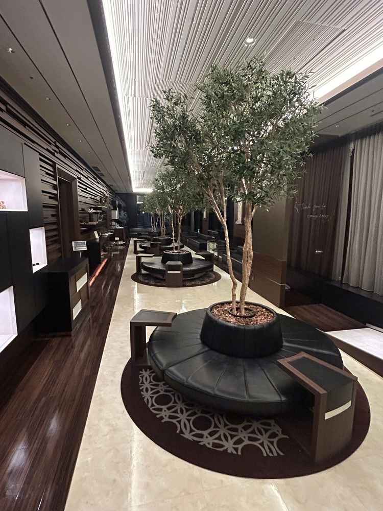 ウェイティングルームです。広々としていました。