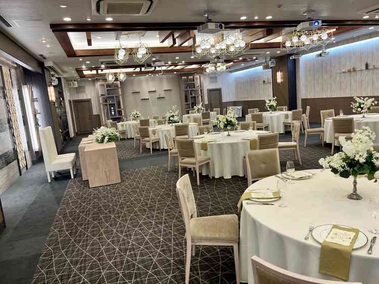 披露宴会場です。