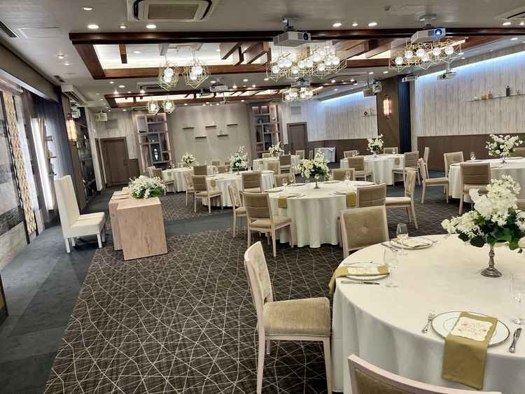 披露宴会場です。