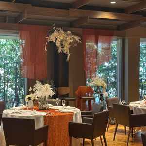 もうひとつの披露宴会場。落ち着いた雰囲気です。