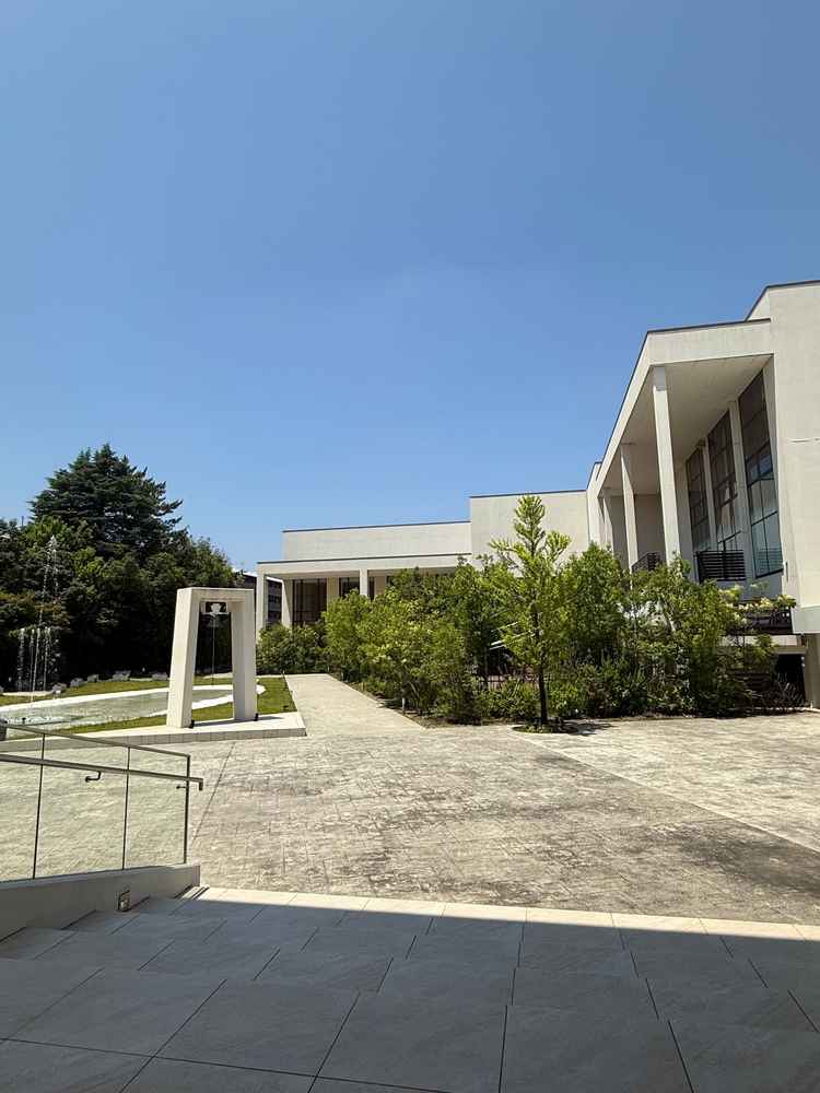 フラワーシャワーをするところ