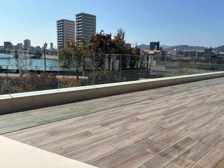 2階のテラスから見える景色