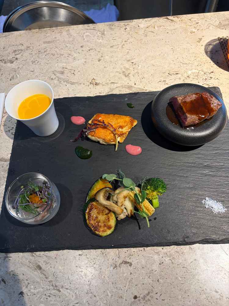 パンプキンスープがとても美味しかった