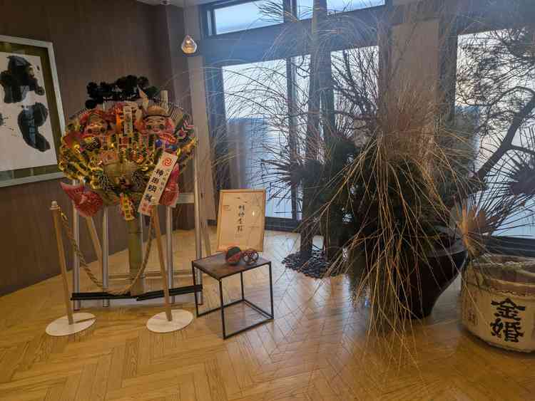 明神会館入口を入ったところです。