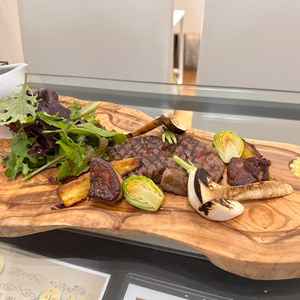 コースの1番良いお肉の試食