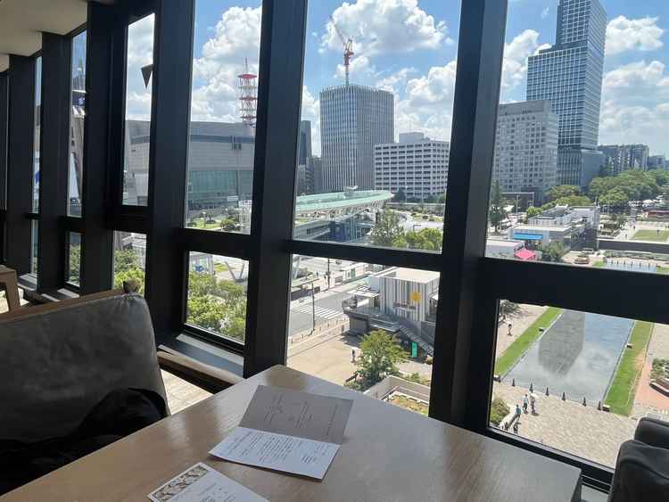 景色の写真。天気がよく景色も良かった。