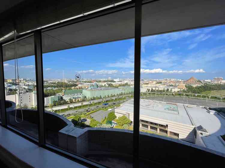 披露宴会場からの眺め