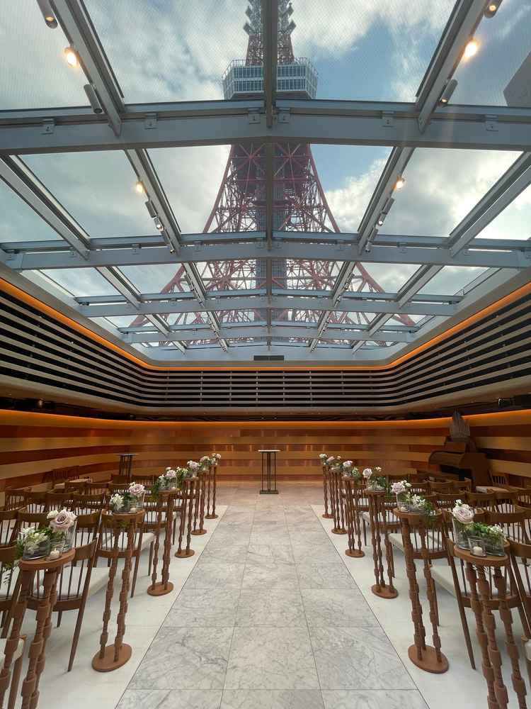 東京タワーが見えるチャペル
