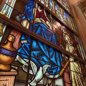 本物のステンドガラス