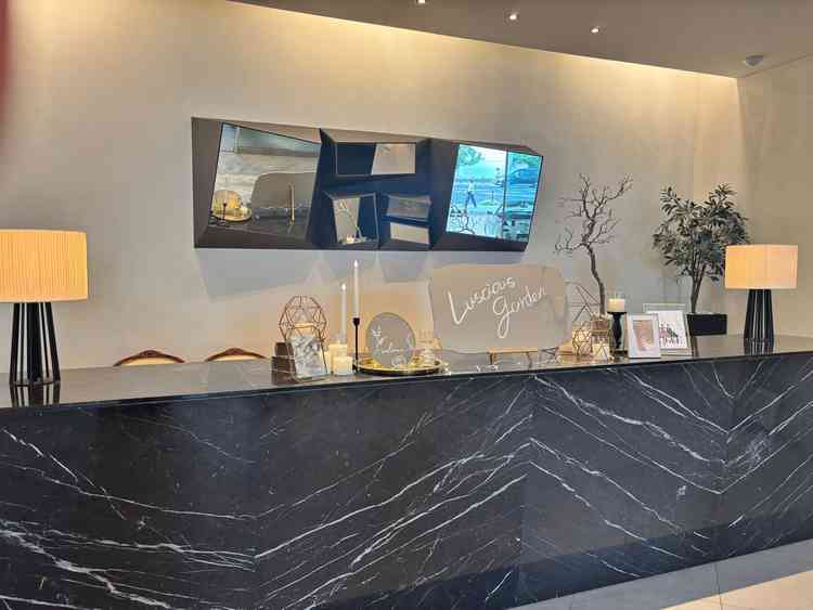 ウェルカムボードを可愛く飾れそうだと思いました。