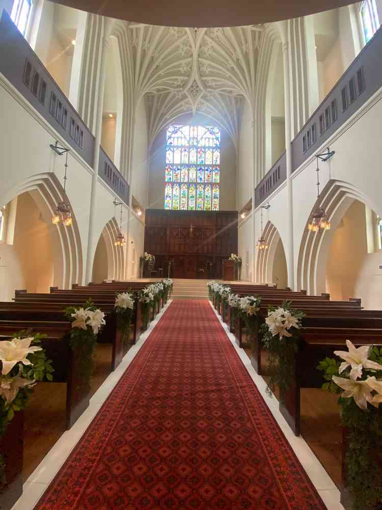 チャペル入場時