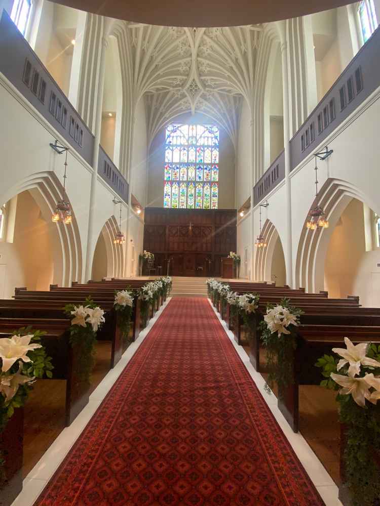 チャペル入場時