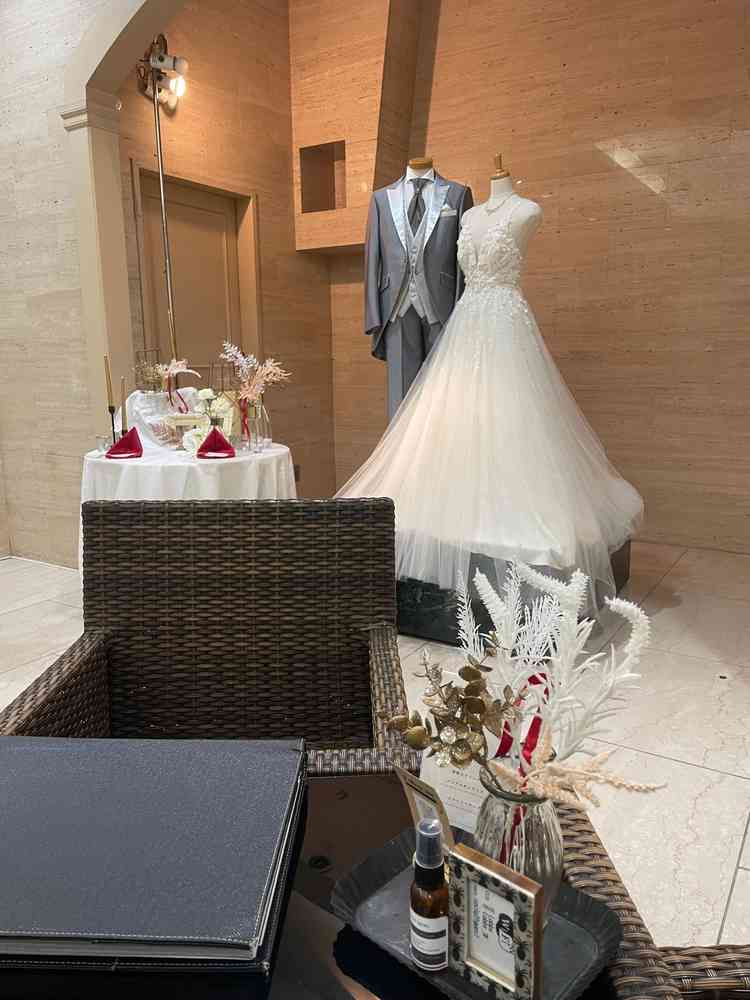 待合室で展示されているドレスはもちろん素敵でしたが、ドレスの種類がとても豊富だと伺ったので期待大です
