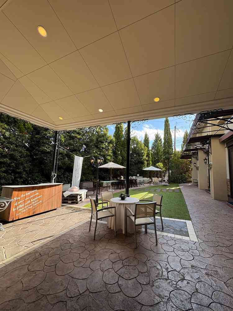 ガーデンではブュッフェができるとのこと。