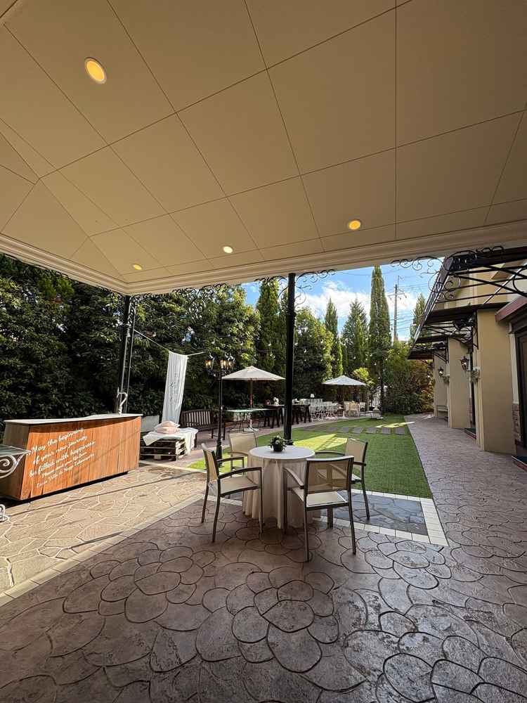 ガーデンではブュッフェができるとのこと。