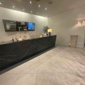 入ってすぐ受付スペースでした。