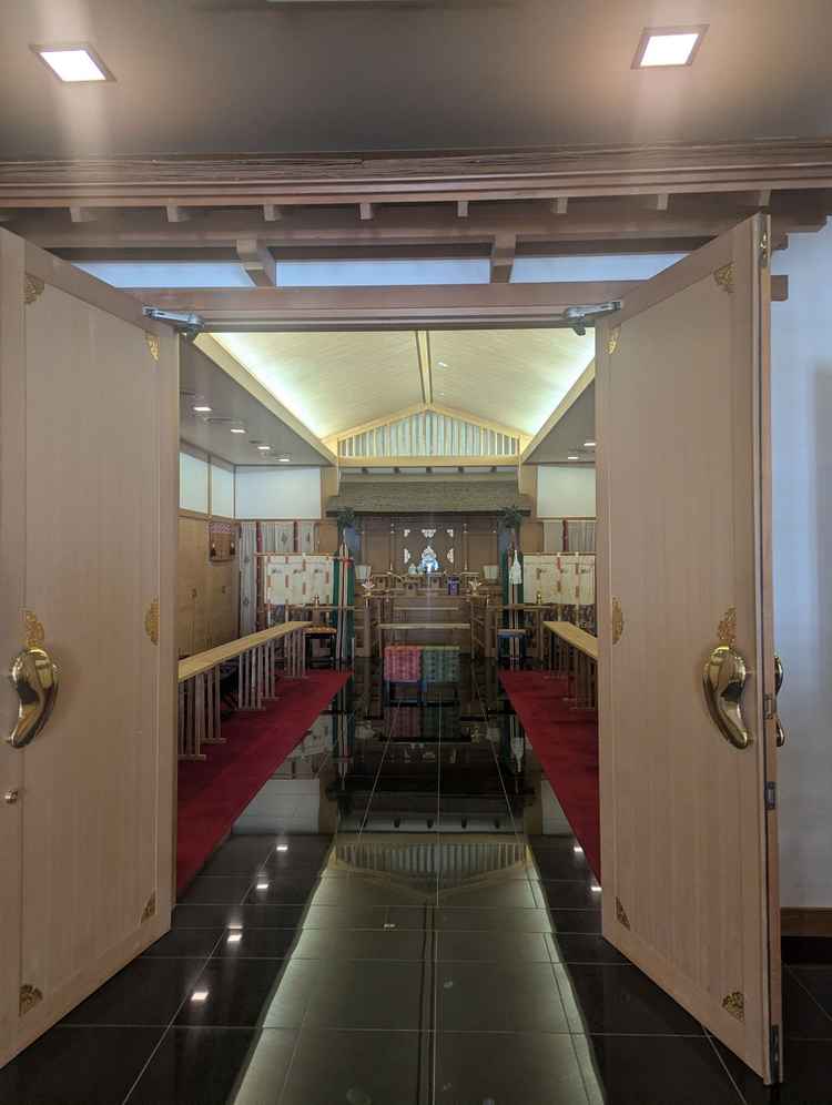 神前式用のお部屋も素敵でした！