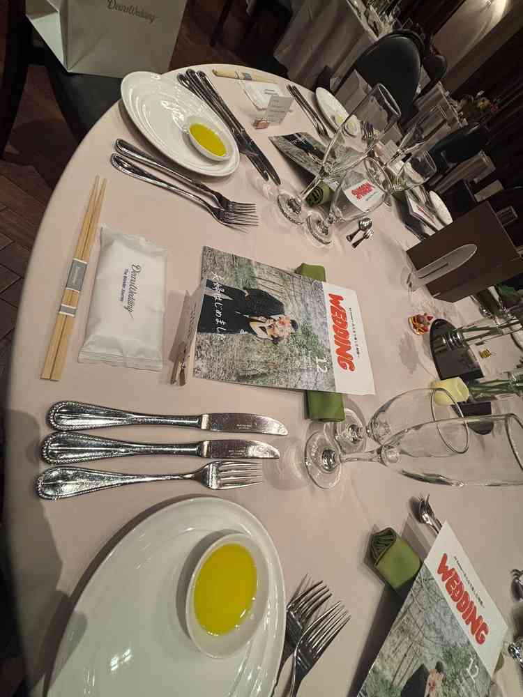 可愛く綺麗に整えられた席