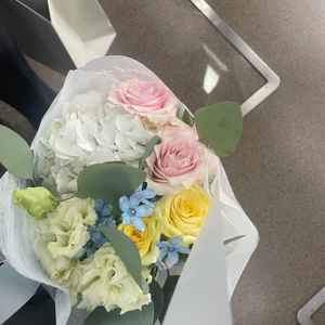 最後にいただいたお花